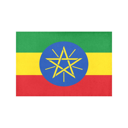 Ethiopia Flag Placemats 12" x 18" (Set of 6)