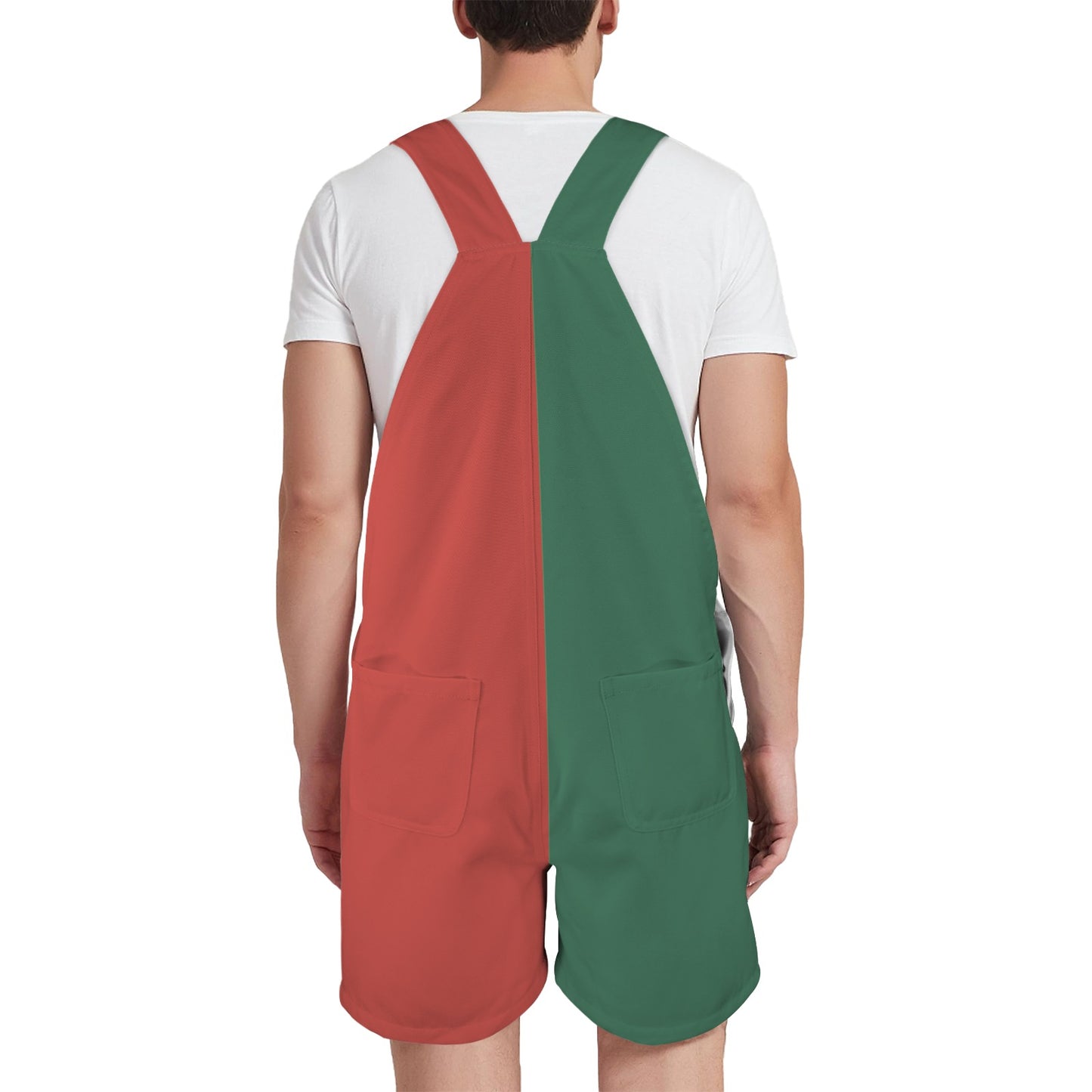 Mexico Flag Inspired Unisex Suspender Overalls
