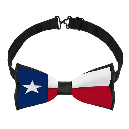 Texas Flag Formal Neckwear  – Bold Lone Star Swagger Bow Tie - Luv My Flag