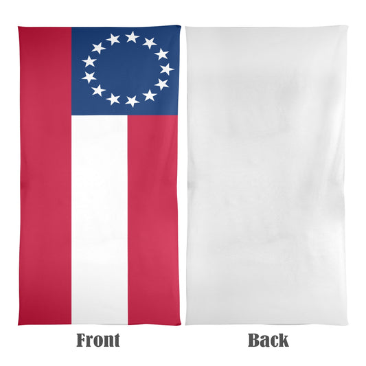 Confederate States Flag Beach Towel 31"x71" (Made in USA)