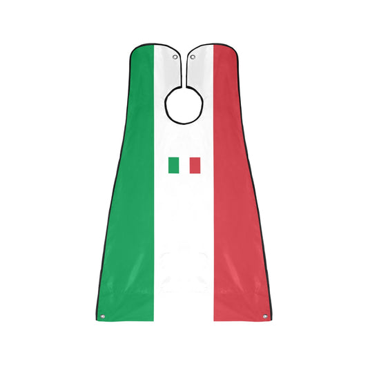Italy Flag Beard Bib Apron for Men Shaving & Trimming