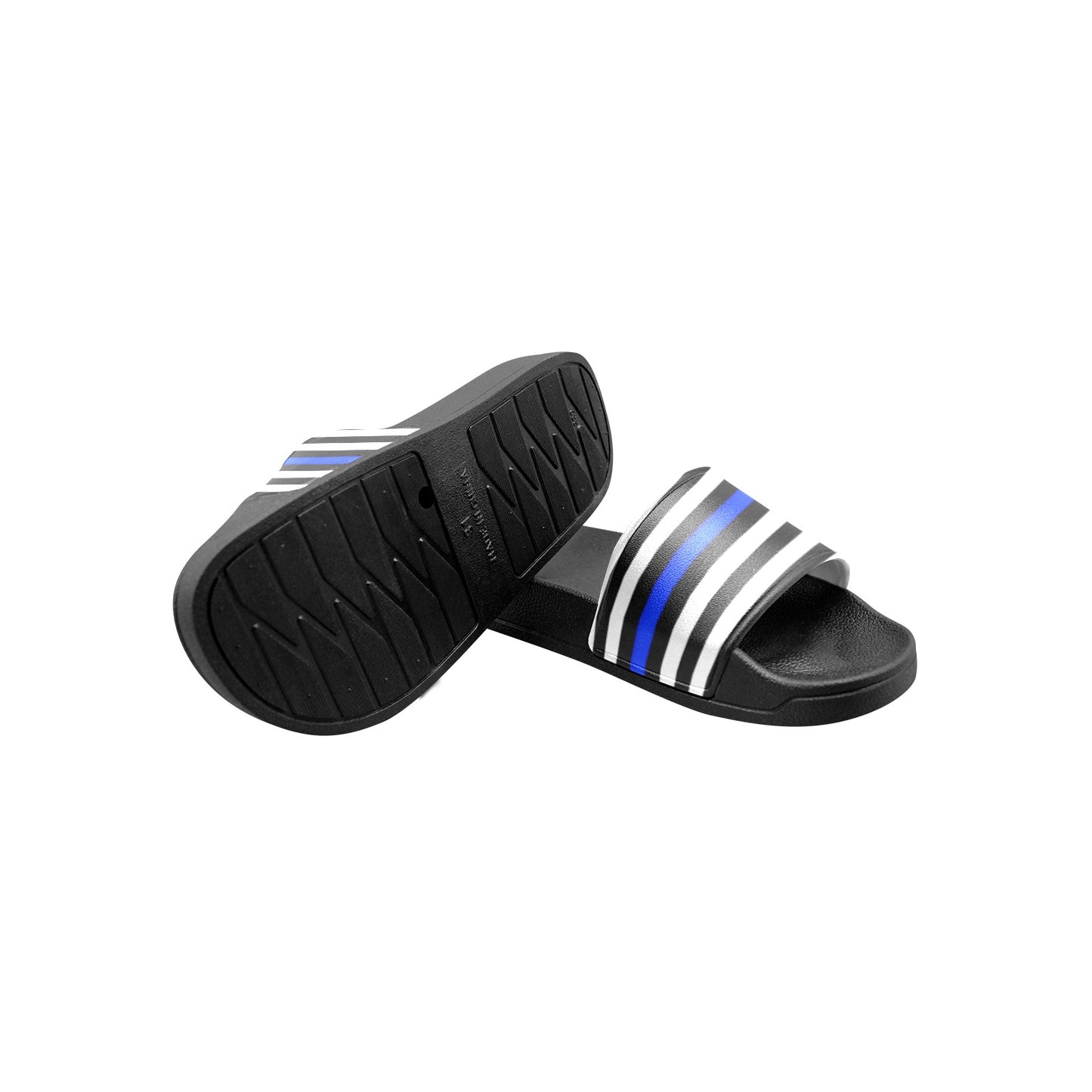 Thin Blue Line Flag Kid's Slide Sandals
