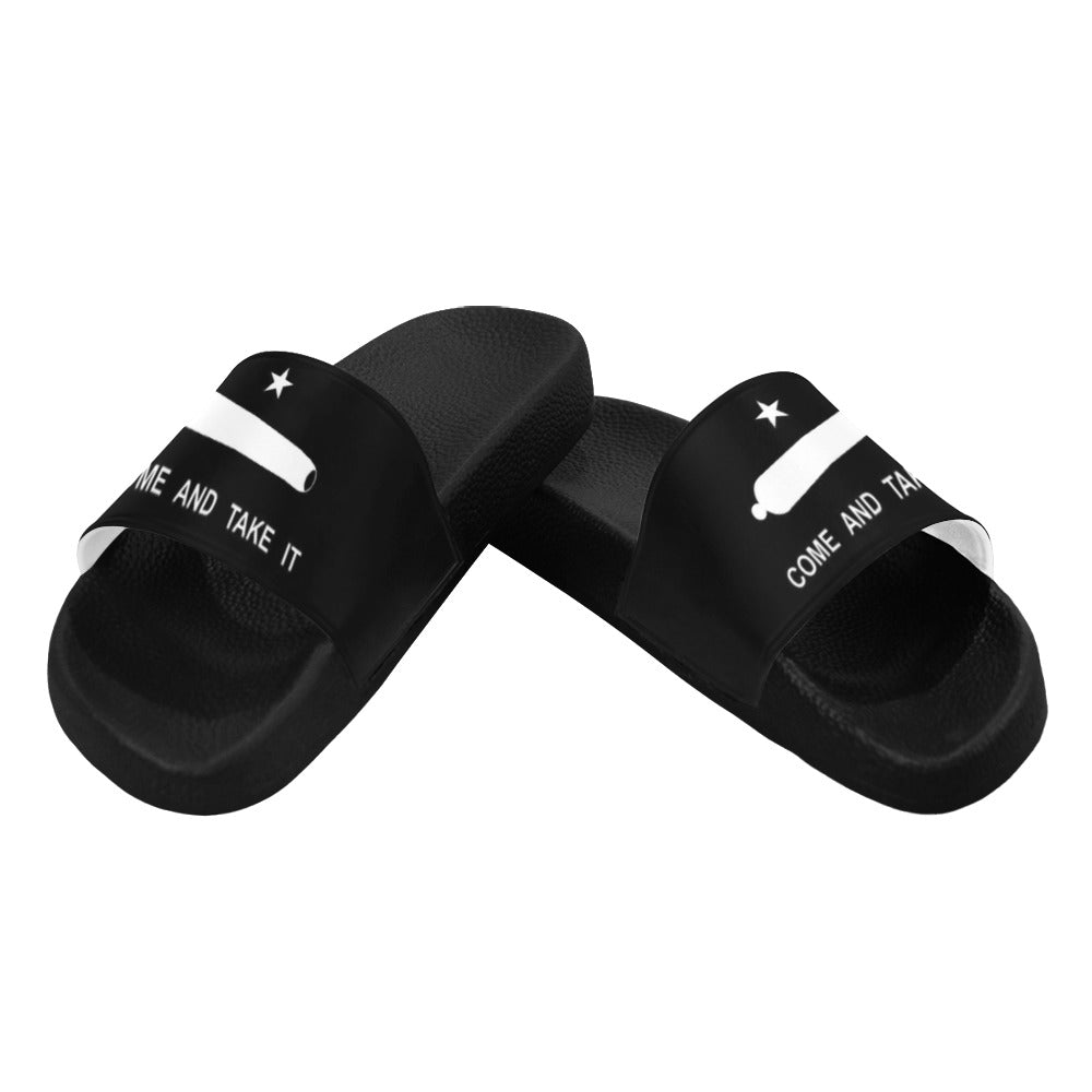 Come and Take It Flag Inspired Women's Slide Sandals