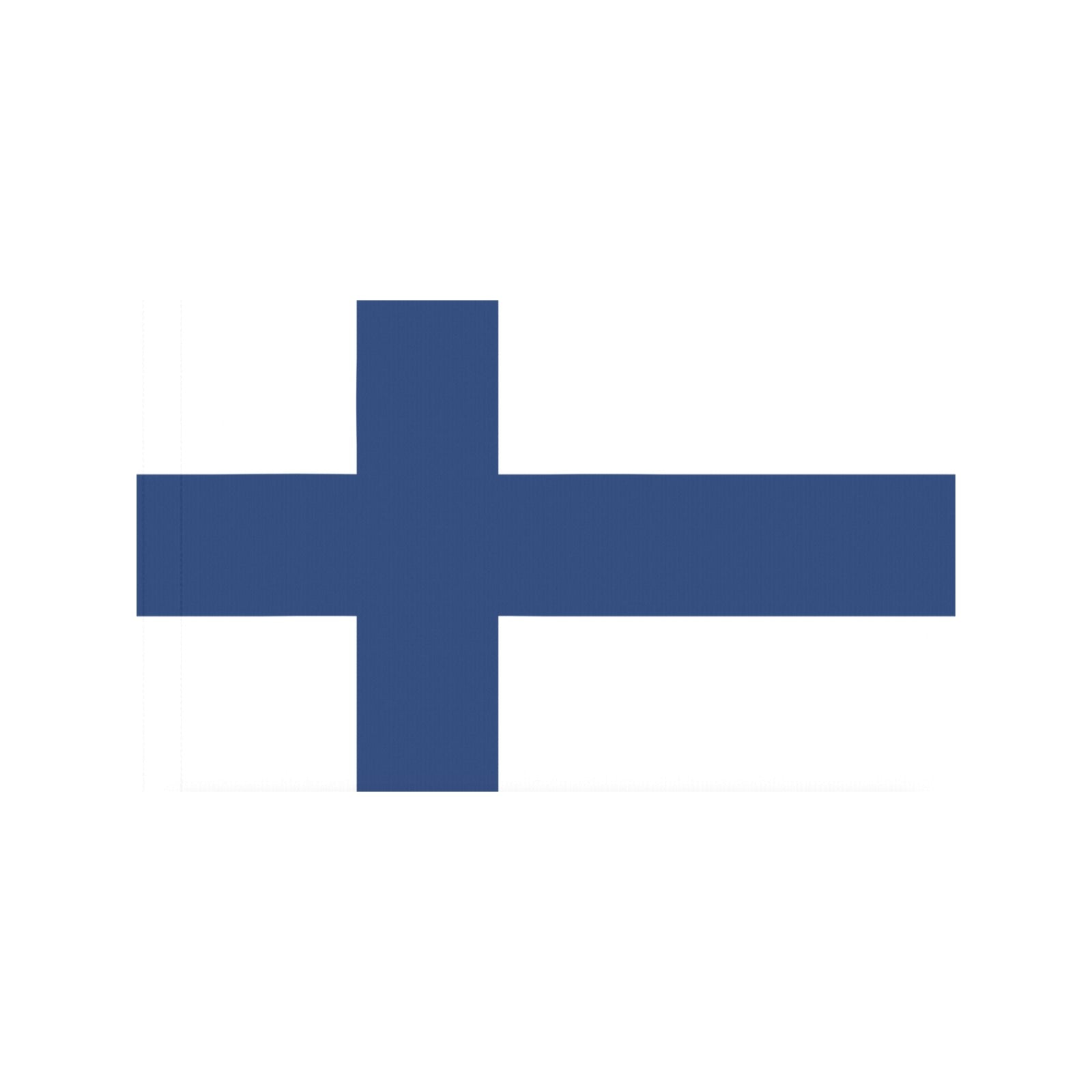 Luv My Flag, Finland flag with blue cross design.