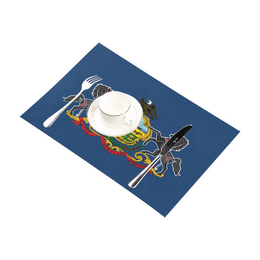 Pennsylvania Flag Placemats 12" x 18" (Set of 6)