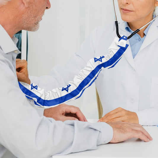 Israel Flag Inspired Stethoscope Protective Cover