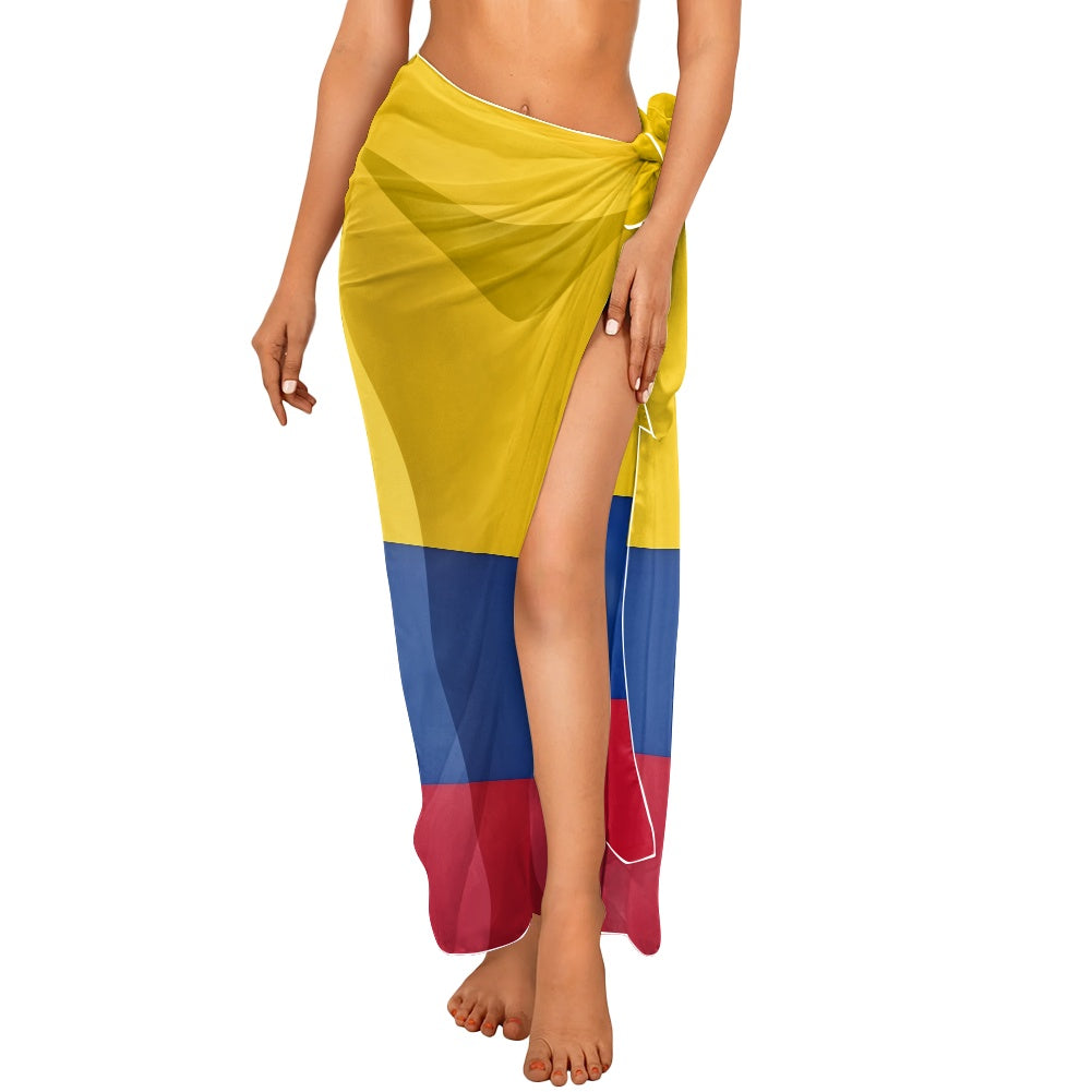 Colombia Flag Inspired Bikini Cover-Up
