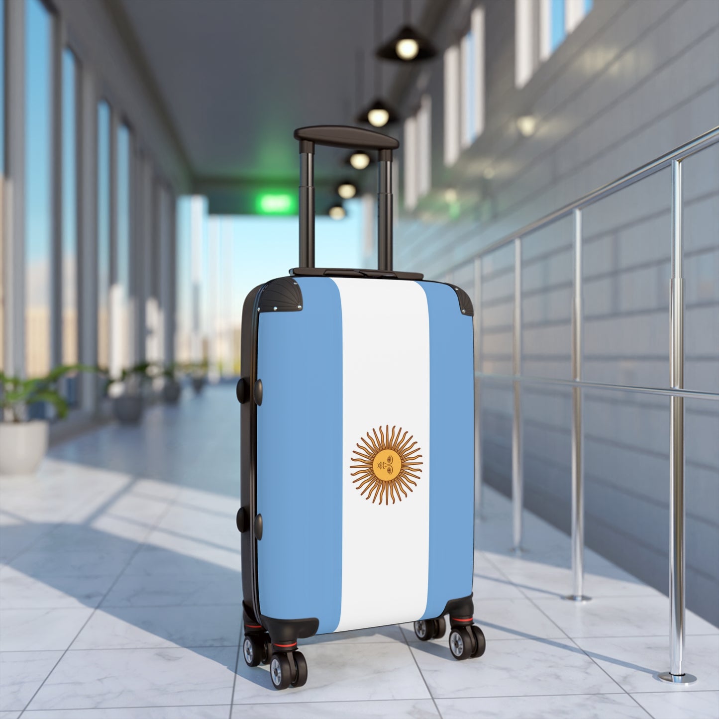 Argentina Flag Inspired Suitcase