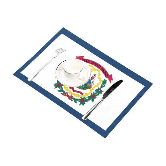 West Virginia Flag Placemats 12" x 18" (Set of 6)