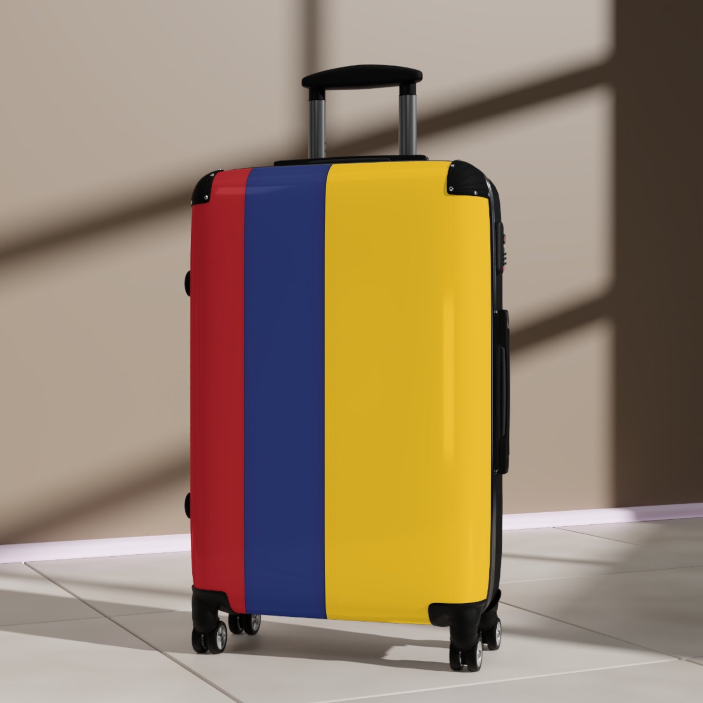 Colombia Flag Inspired Suitcase