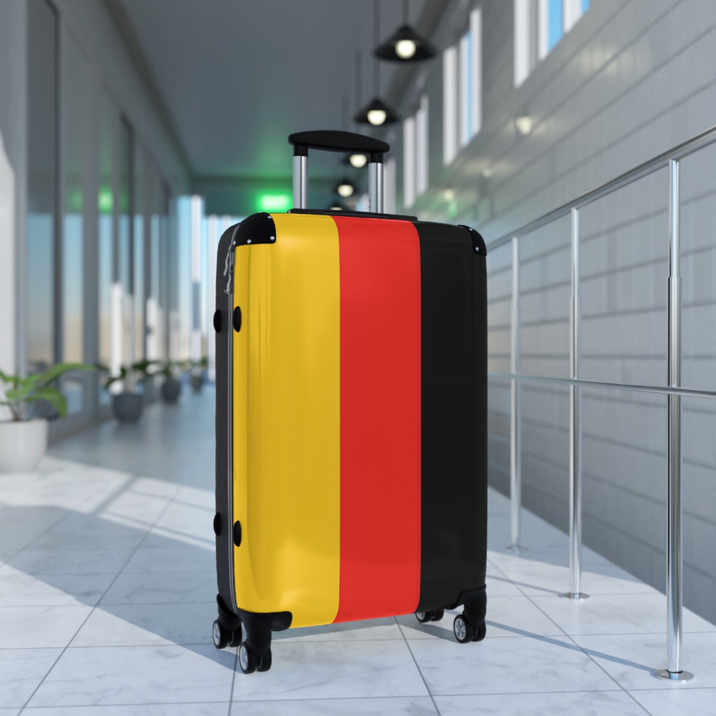 Germany Flag Inspired Suitcase