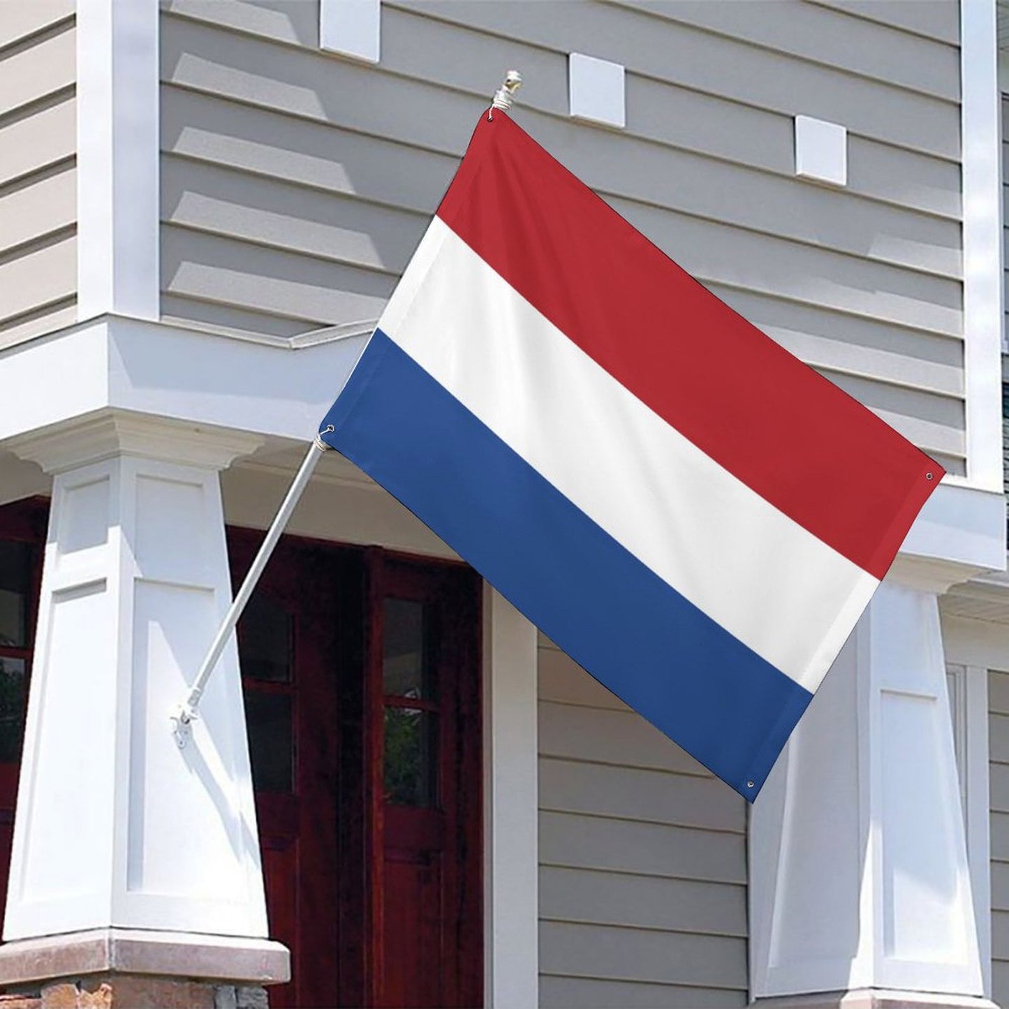 Netherlands Flag Inspired Wall Mount Flag with Four Grommets (35x59 in)