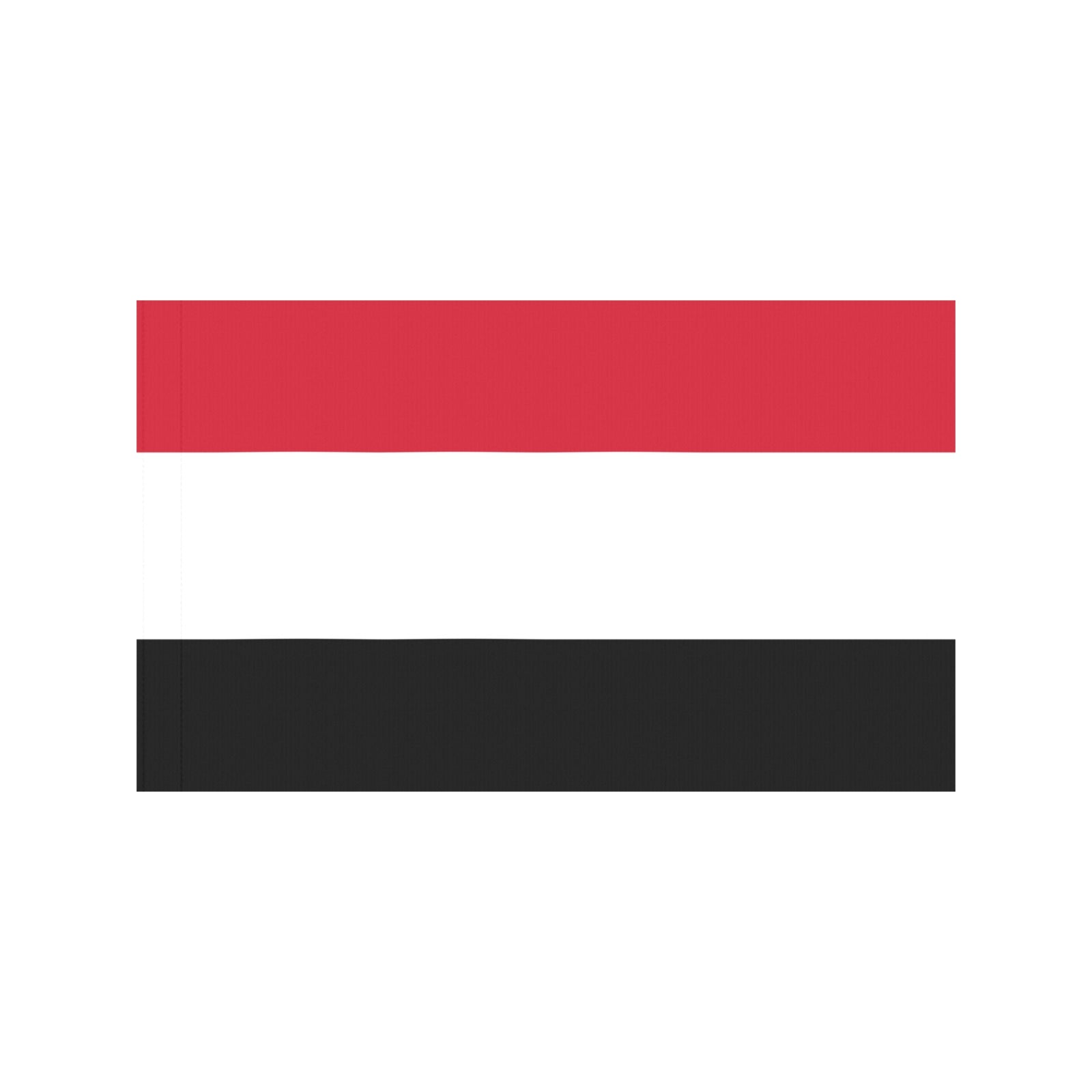 Red, white, black striped flag by Luv My Flag.