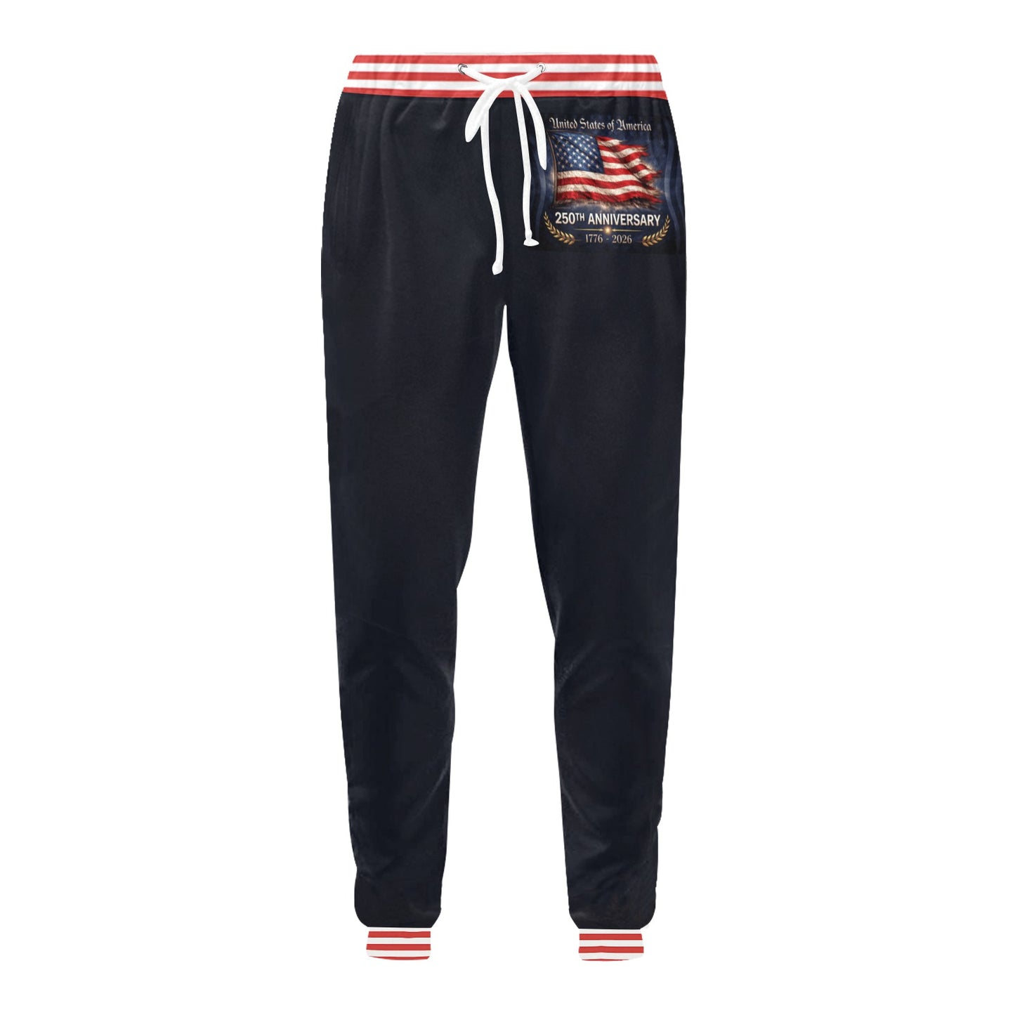 America 250 Year Anniversary USA/American Flag Inspired All Over Print Unisex Sweatpants