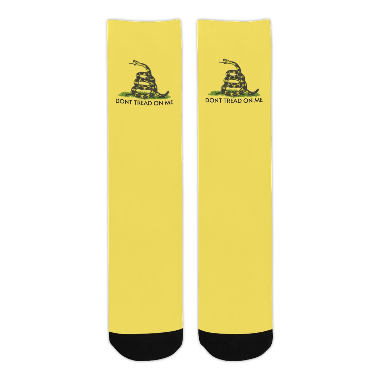 Gadsden Flag Inspired Socks Crew Socks | Ships from USA