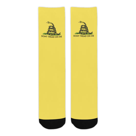 Gadsden Flag Inspired Socks Crew Socks | Ships from USA