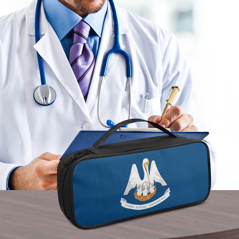 Louisiana Flag Inspired Stethoscope Storage Bag