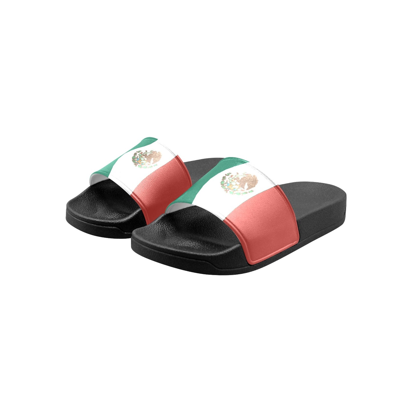 Mexico Flag Inspired Kid's Slide Sandals