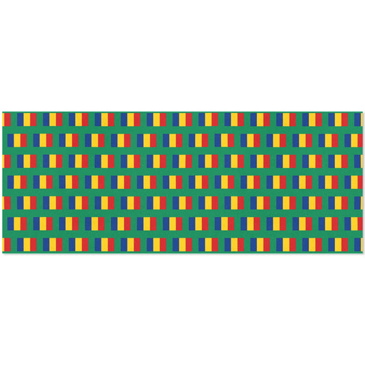 Romania Flag Inspired Custom Gift Wrapping Paper 58"x 22.5" (4 Rolls)
