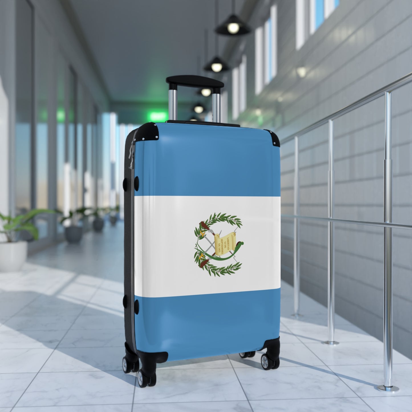 Guatemala Flag Inspired Suitcase