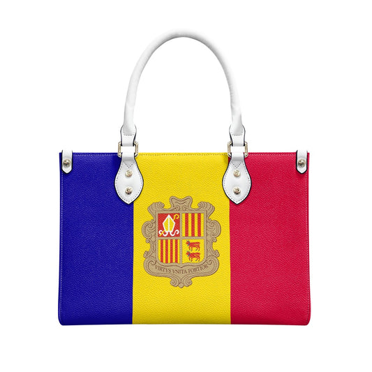 [Luv My Flag] handbag with Andorra flag design.