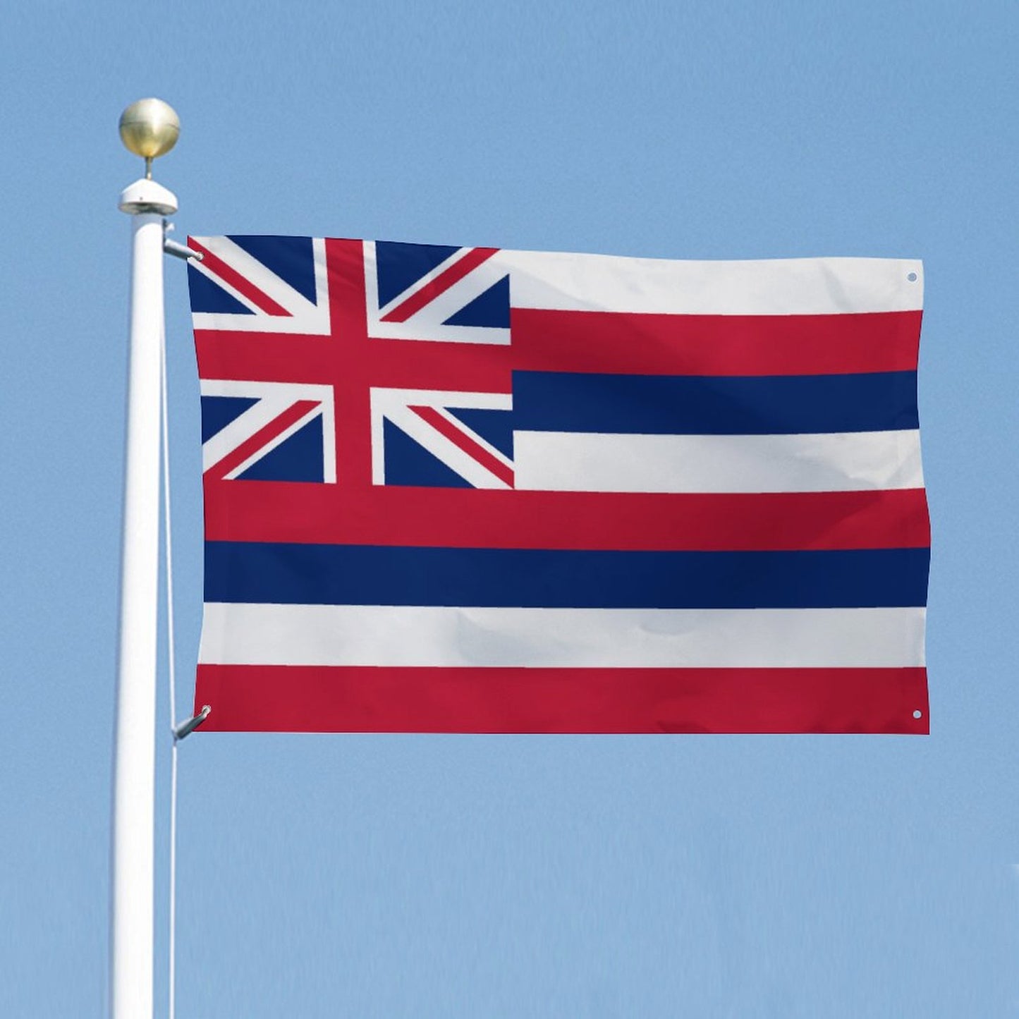 Hawaii Flag Inspired Wall Mount Flag with Four Grommets (35x59 in)