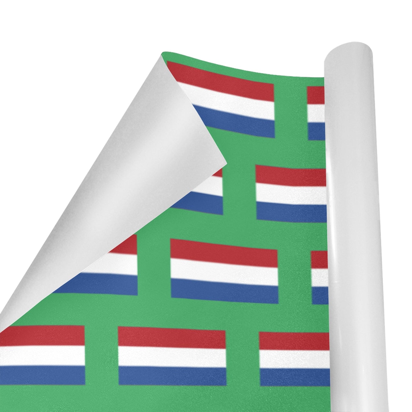 Netherlands Flag Custom Gift Wrapping Paper 58"x 22.5" (4 Rolls)