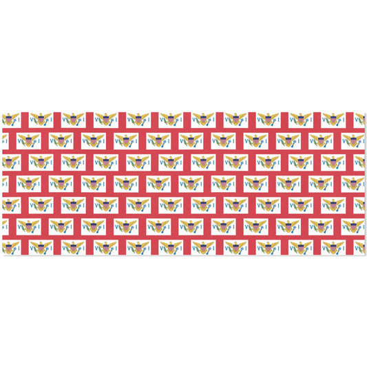 Virgin Islands Flag (US) Custom Gift Wrapping Paper 58"x 22.5" (4 Rolls)