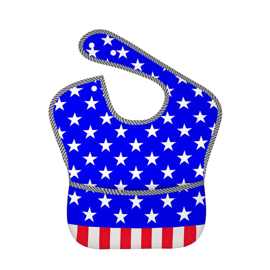 USA/American Flag Inspired Baby Bib