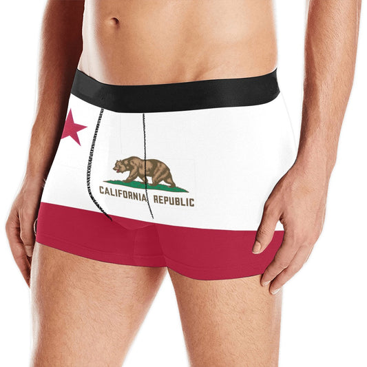 California Flag Inspired Mens Boxer Briefs Made in the USA
