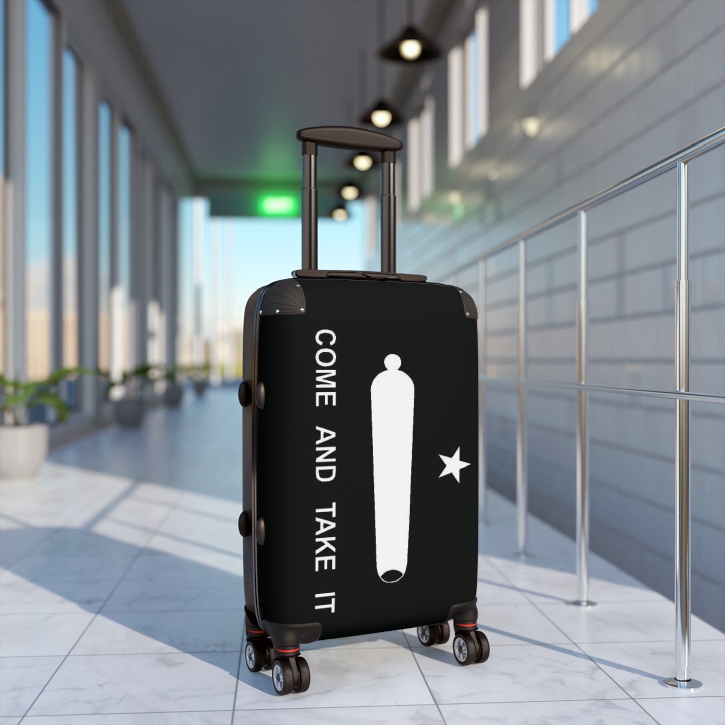 Come and Take It Flag Inspired Suitcase