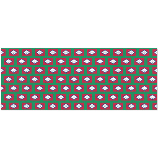 Arkansas Flag Custom Gift Wrapping Paper 58"x 22.5" (4 Rolls)