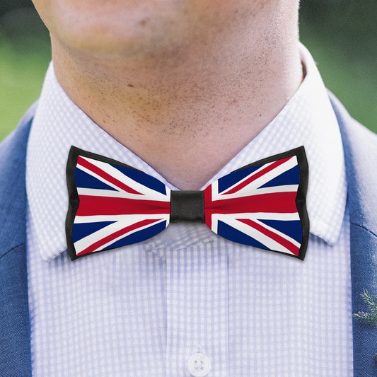 United Kingdom Flag Inspired Bow Tie – Look Sharp, Show your Columbian Pride