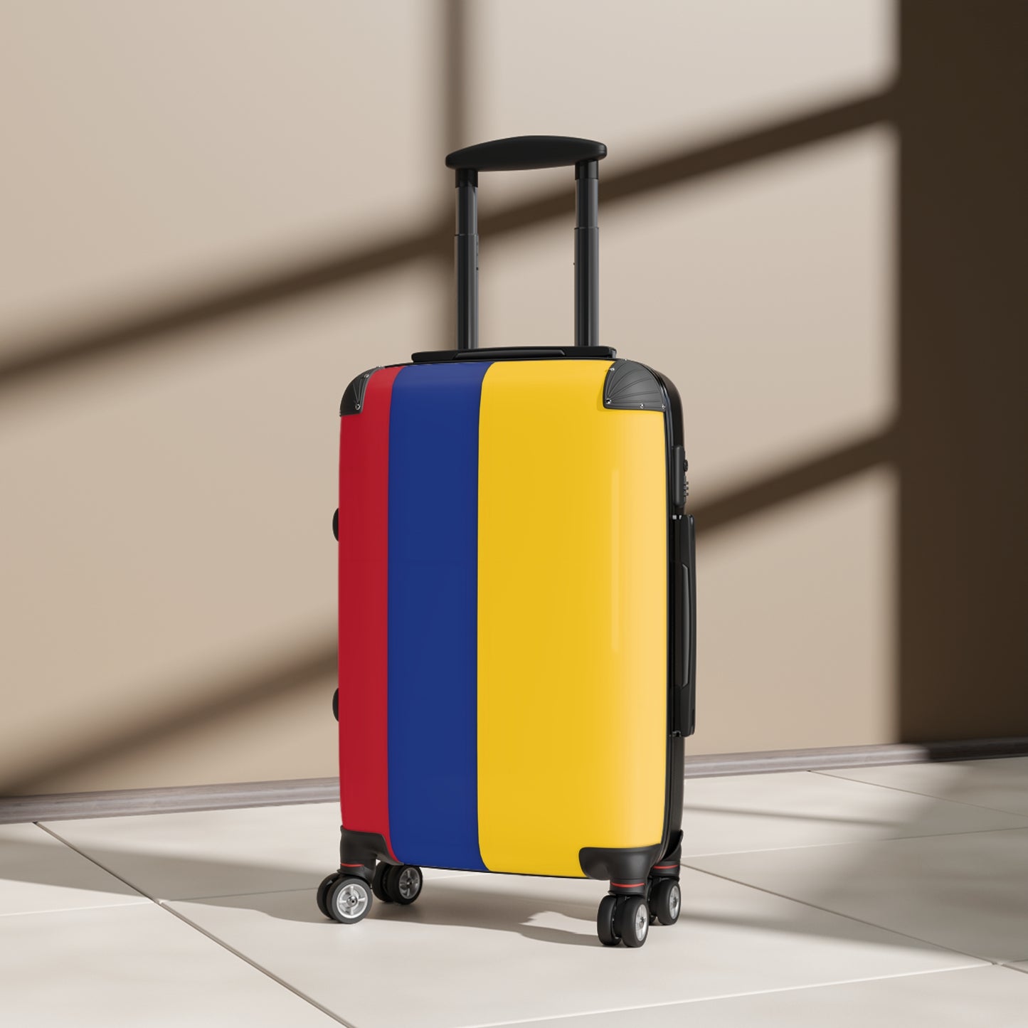 Colombia Flag Inspired Suitcase