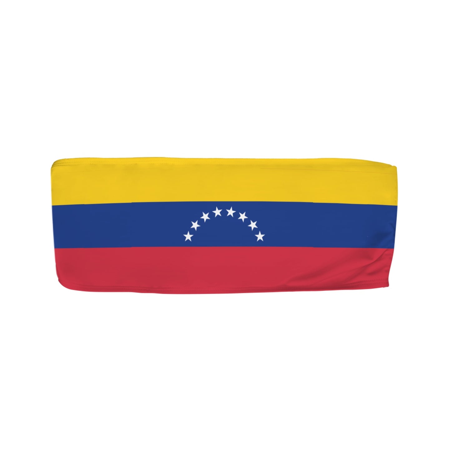 Venezuela Flag Inspired Bandeau Tube Bikini Top