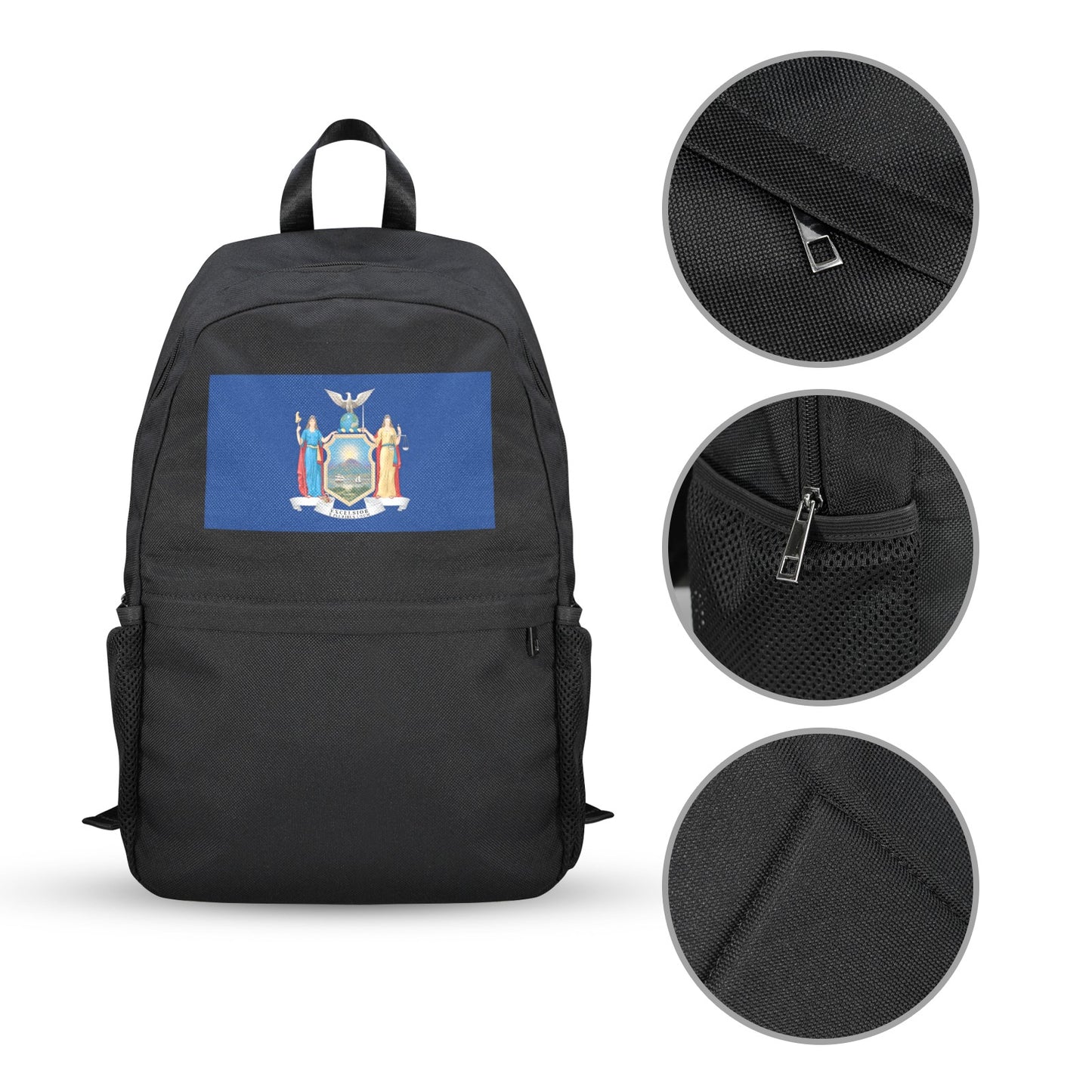 New York Flag Inspired Casual Backpack Printed in the USA