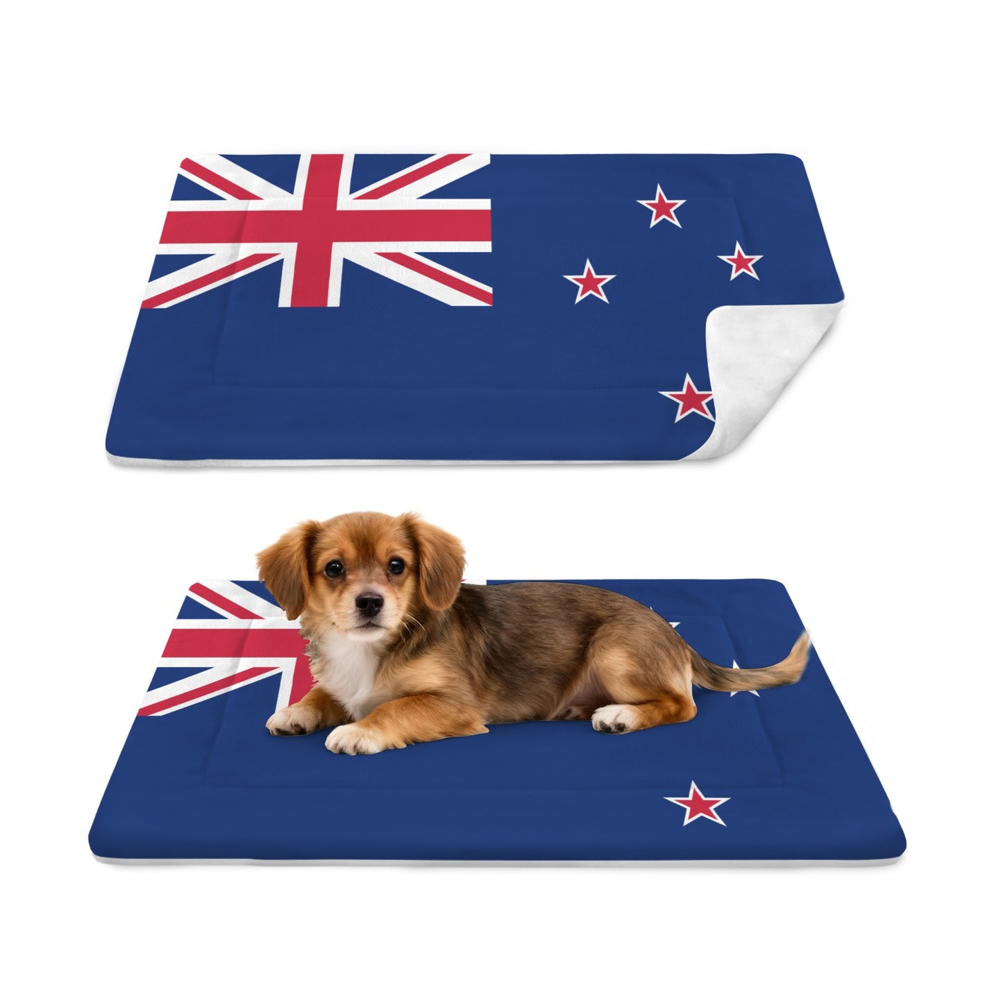 New Zealand Flag Inspired Pet Mat 25x18inch (Made in the USA)