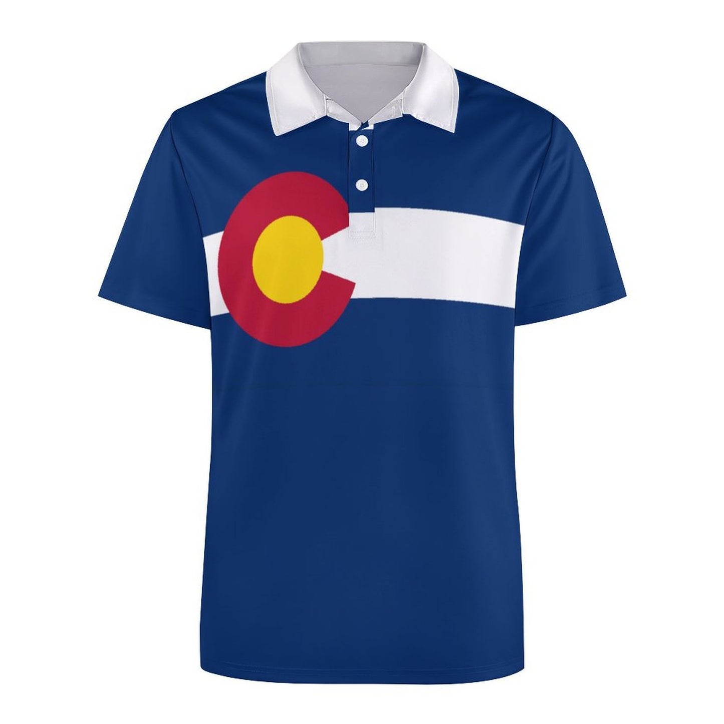 Colorado Flag Inspired Women's Straight Fit Polo Shirt