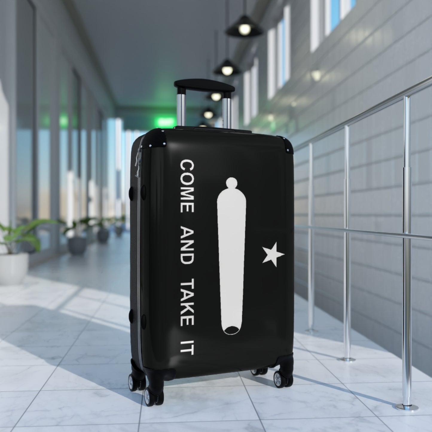 Come and Take It Flag Inspired Suitcase