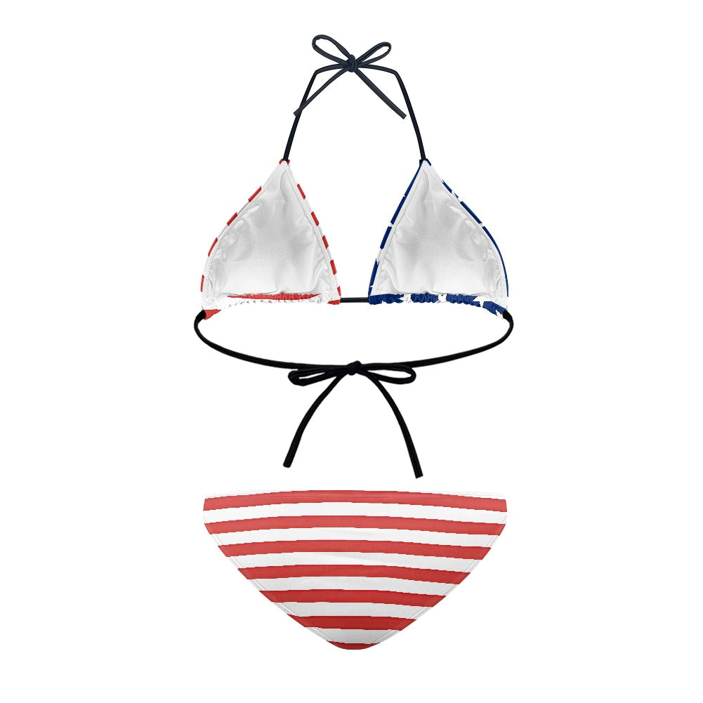 USA/American Flag Inspired Bikini – Patriotic Swimwear for Women