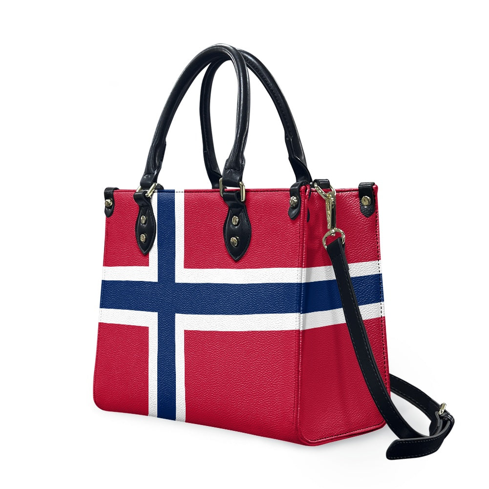 Norway Flag Bag With Bold Display – PU Leather Purse for Everyday - Luv My Flag