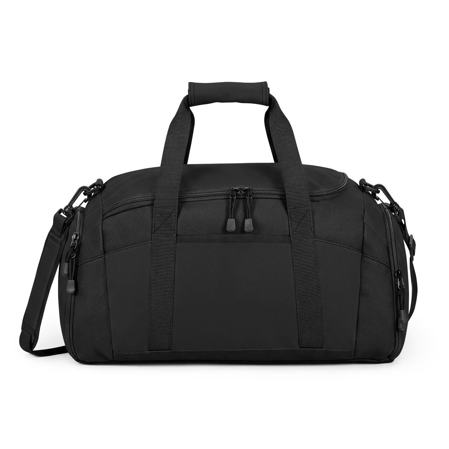 Gadsden Flag Gym Bag — Black Duffle with Embroidered Gadsden Flag