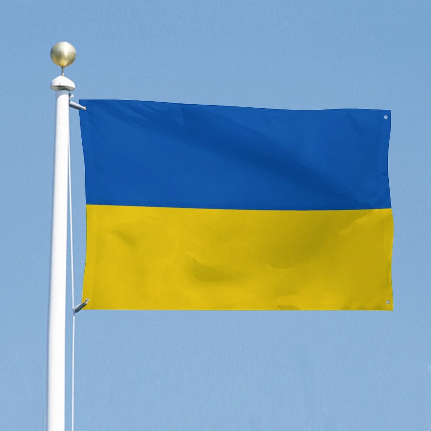 Ukraine Flag Inspired Wall Mount Flag with Four Grommets (35x59 in)