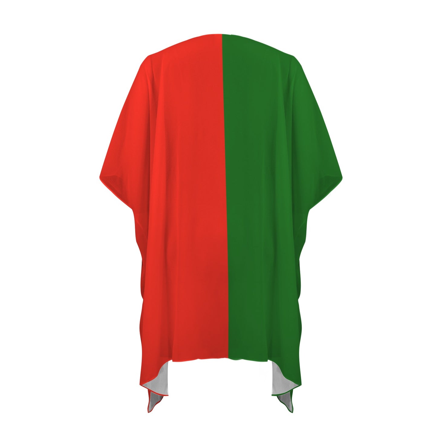 Portugal Flag Inspired Women's Long Cover Up