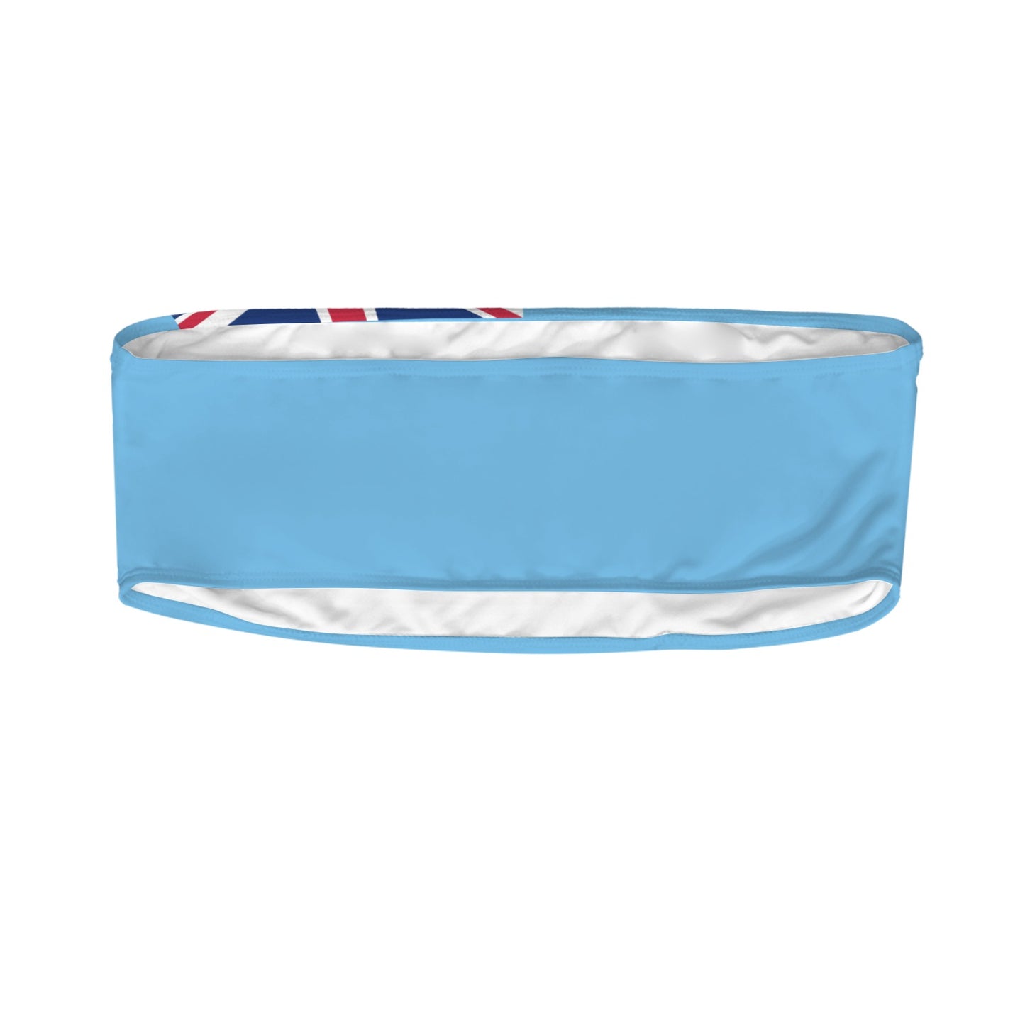 Fiji Flag Inspired Bandeau Tube Bikini Top