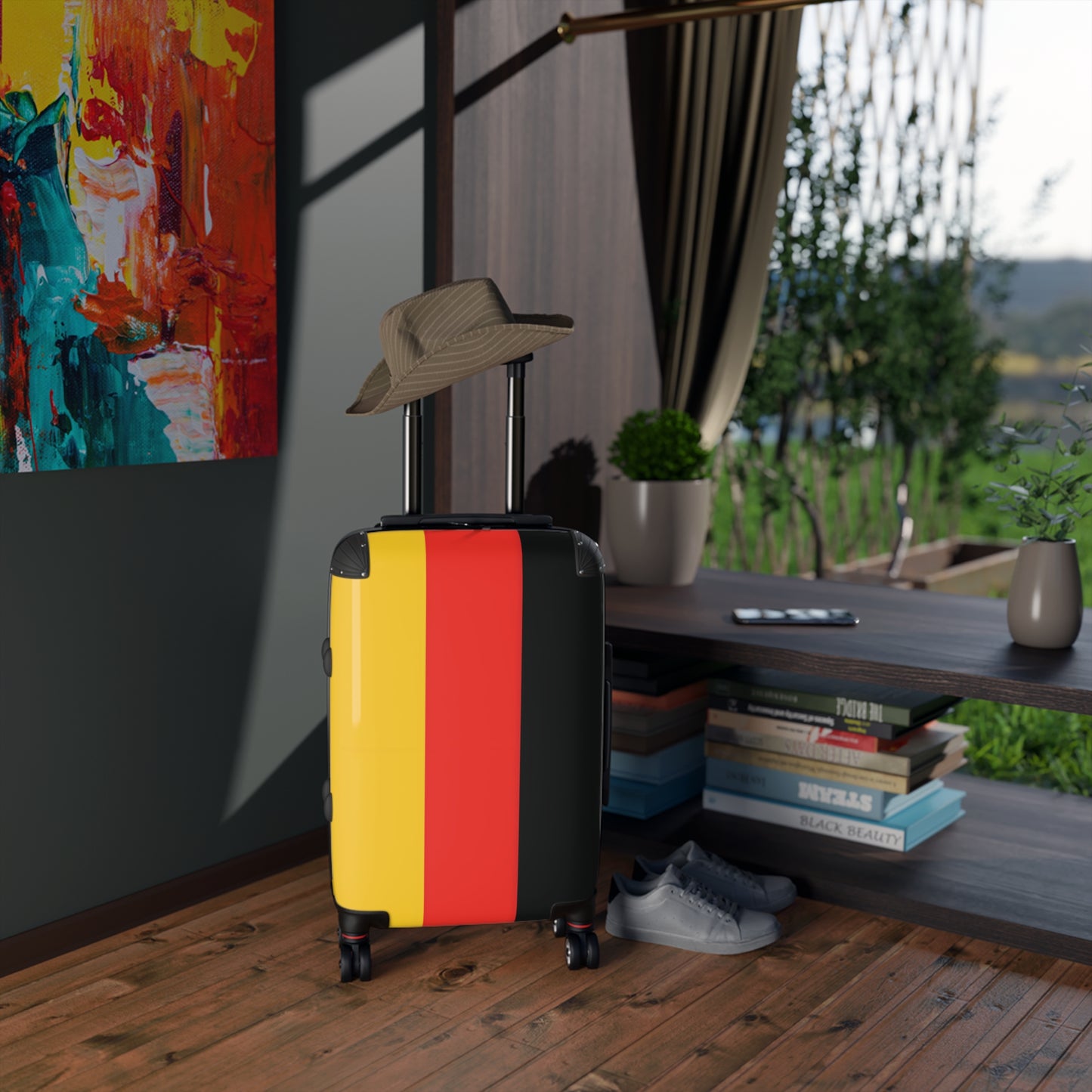 Germany Flag Inspired Suitcase