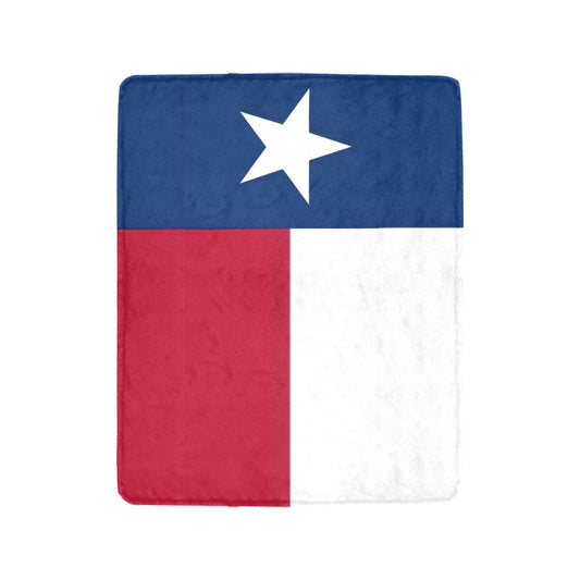 Texas-themed blanket featuring flag design by Luv My Flag.