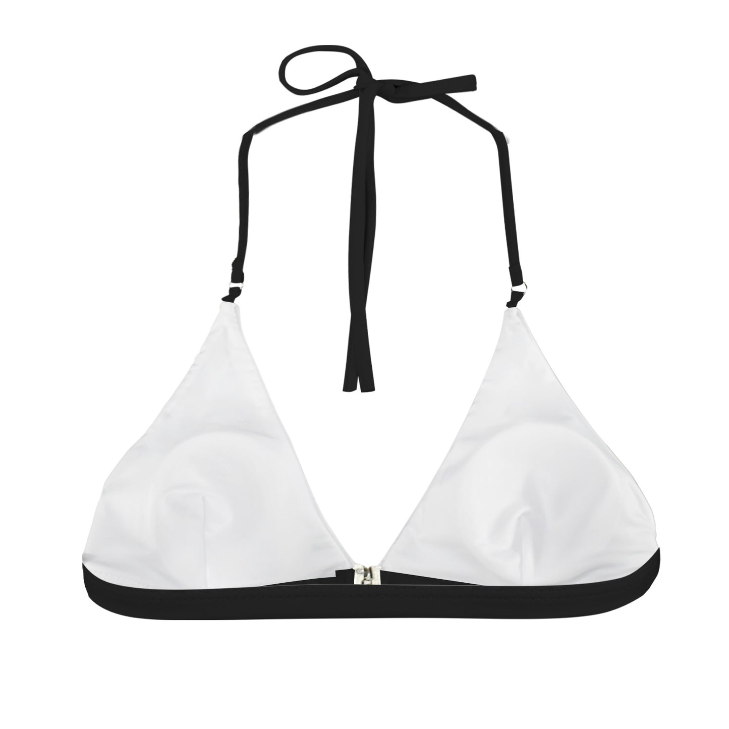Mexico Flag Inspired Women's Halter Bikini Top with Front Buckle