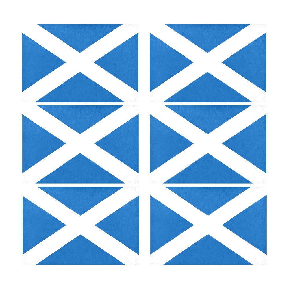 Scotland Flag Placemats 12" x 18" (Set of 6)