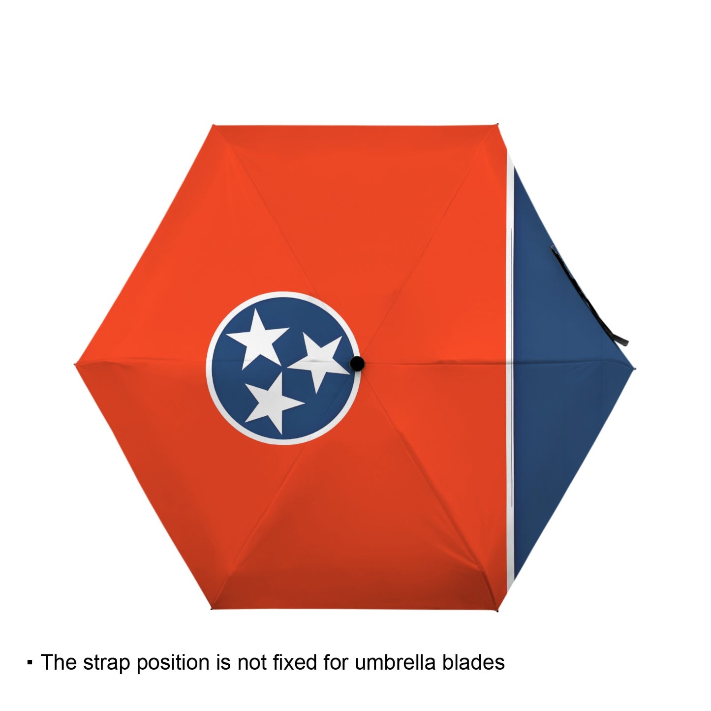 Tennessee Flag Inspired Mini Compact Umbrella